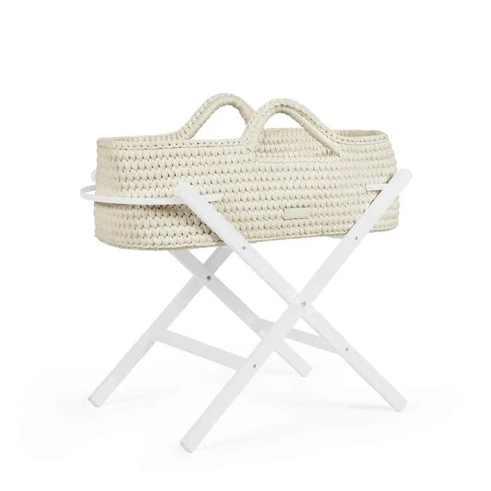 Ickle Bubba Moses Baskets Ickle Bubba Nova Moses Basket & Stand - Cloud / White
