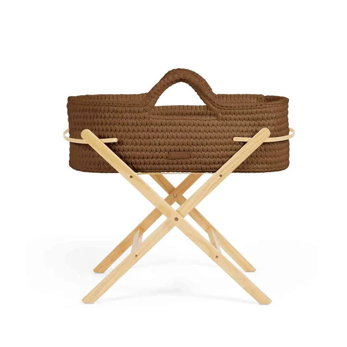 Ickle Bubba Moses Baskets Ickle Bubba Nova Moses Basket & Stand - Mocha / Pine