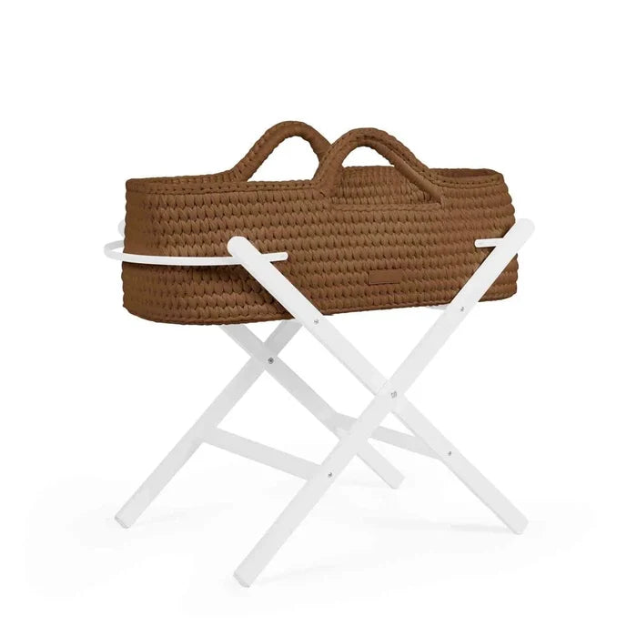 Ickle Bubba Moses Baskets Ickle Bubba Nova Moses Basket & Stand - Mocha / White