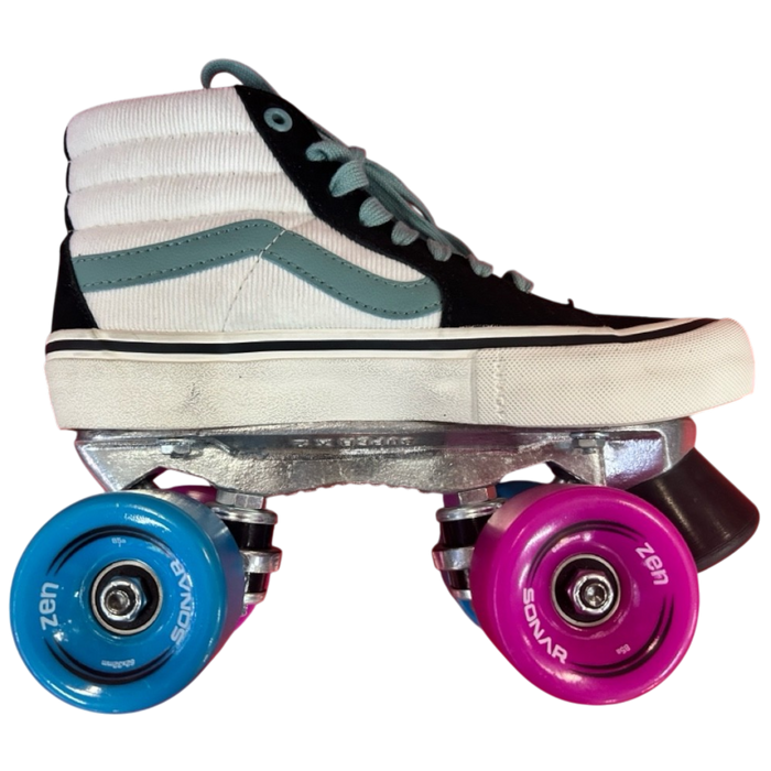 In Stock - Vans - Size 4 Fabiana Delfino Vans With Super X Plates