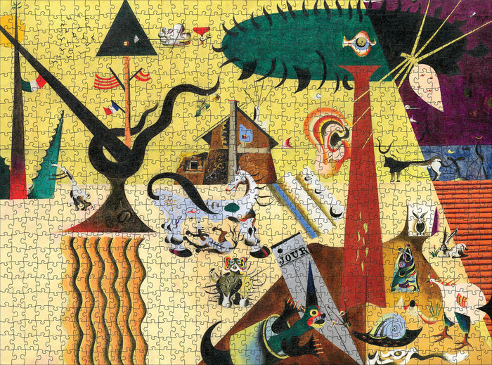 Joan Miró: The Tilled Field 1000 brikker puslespil fra Pomegranate