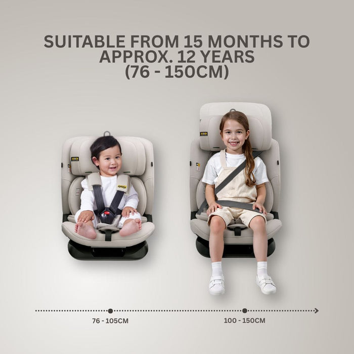 Jovikids Car Seat Jovikids CiCI TT i-Size Car Seat - Milkstone