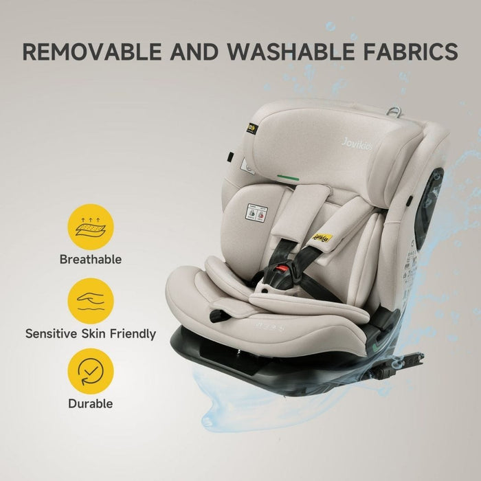 Jovikids Car Seat Jovikids CiCI TT i-Size Car Seat - Milkstone