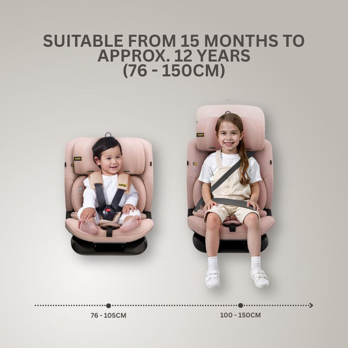 Jovikids Car Seat Jovikids CiCI TT i-Size Car Seat - Rosewood