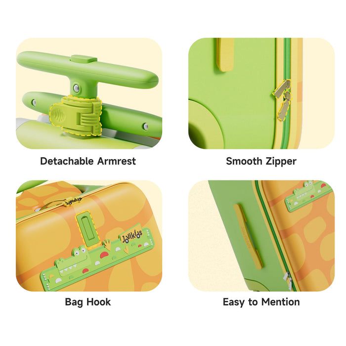 Jovikids Ride On Jovikids JoyRide 3-in-1 Children's Ride-on Suitcase - Green
