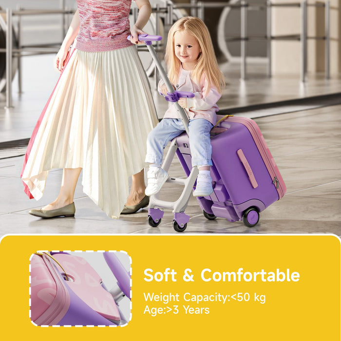 Jovikids Ride On Jovikids JoyRide 3-in-1 Children's Ride-on Suitcase - Pink