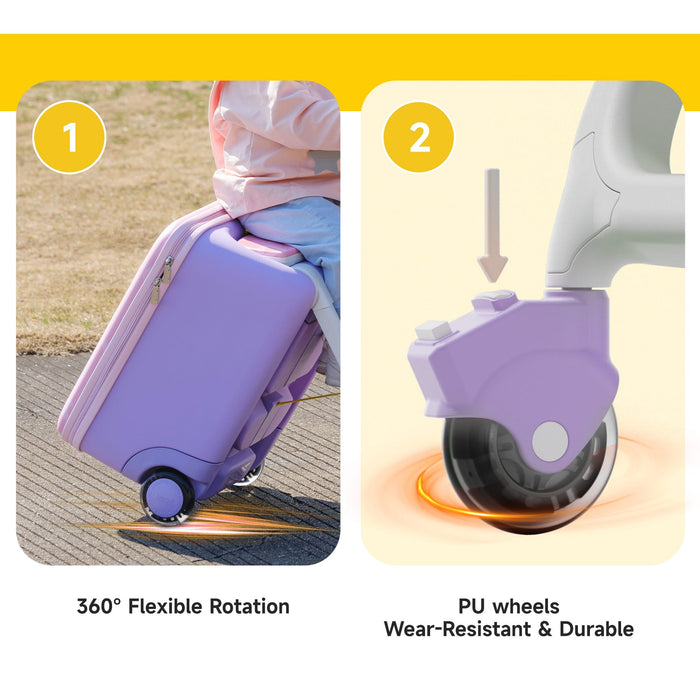Jovikids Ride On Jovikids JoyRide 3-in-1 Children's Ride-on Suitcase - Pink