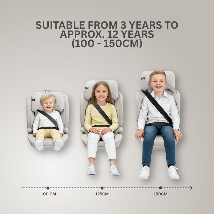Jovikids Car Seat Jovikids Leon Highback Booster Seat - Milkstone