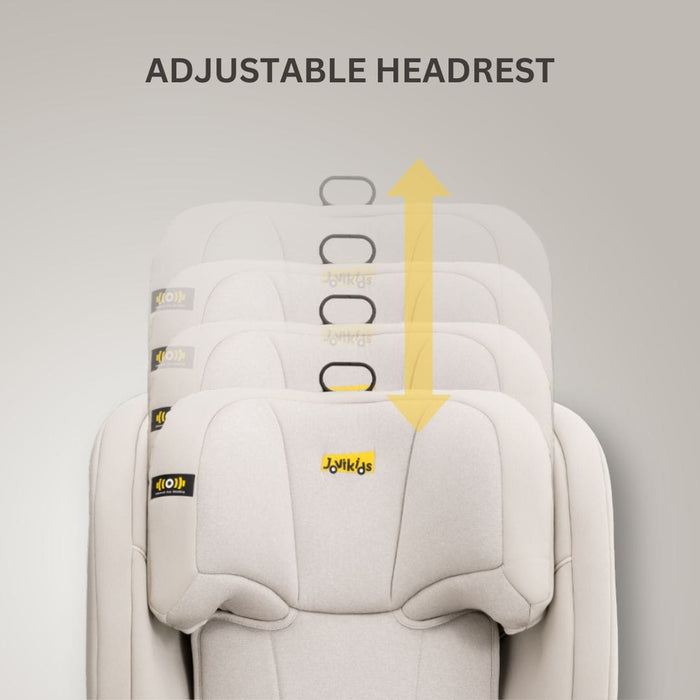 Jovikids Car Seat Jovikids Leon Highback Booster Seat - Milkstone