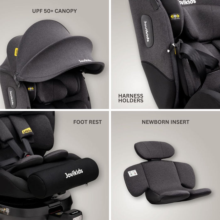 UK Baby Centre Car Seat Jovikids Ranger 2 i-Size 360 Rotating Car Seat - Twilight