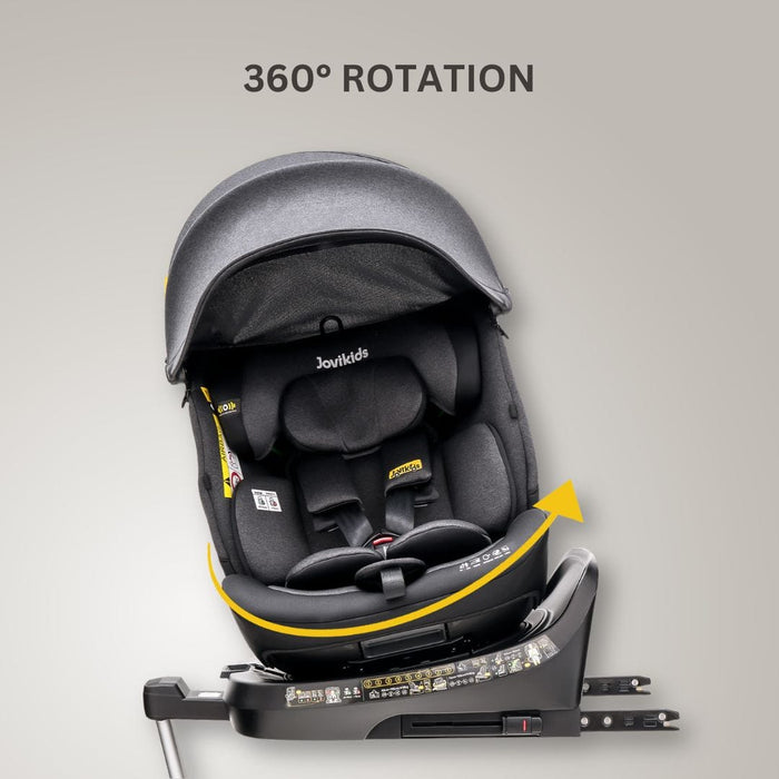 UK Baby Centre Car Seat Jovikids Ranger 2 i-Size 360 Rotating Car Seat - Twilight