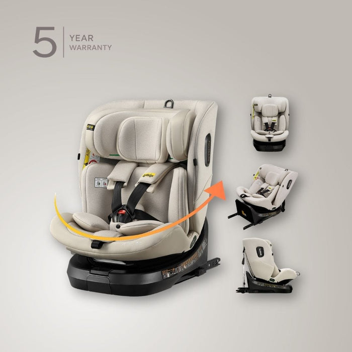 Jovikids Car Seat Jovikids Ranger TT i-Size 360 Rotating Car Seat - Milkstone