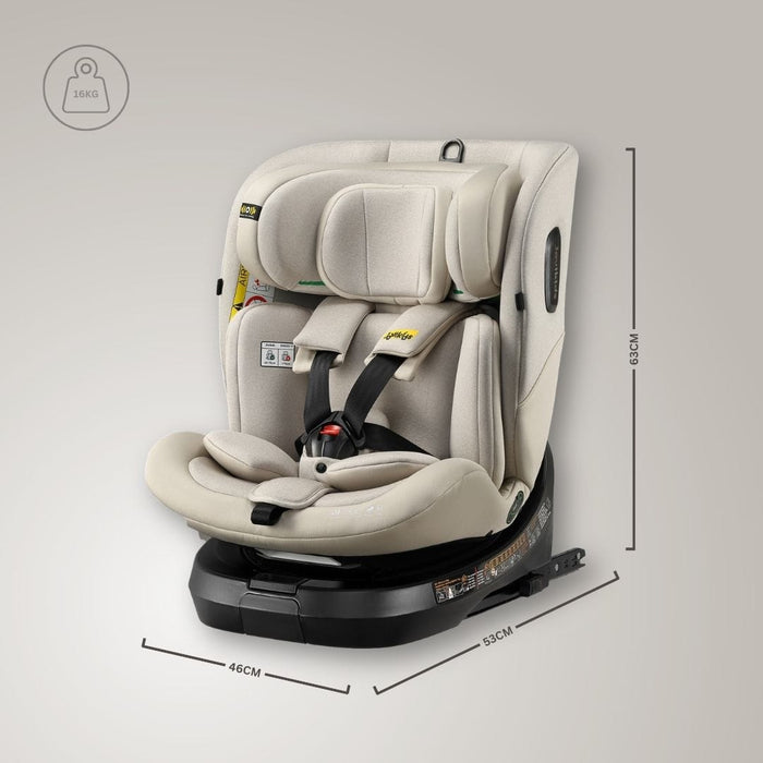 Jovikids Car Seat Jovikids Ranger TT i-Size 360 Rotating Car Seat - Milkstone
