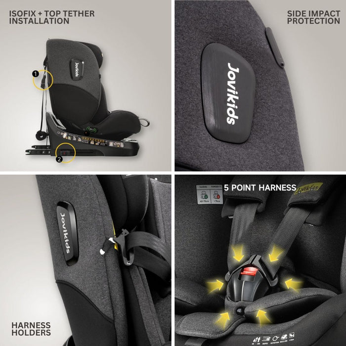 Jovikids Car Seat Jovikids Ranger TT i-Size 360 Rotating Car Seat - Twilight
