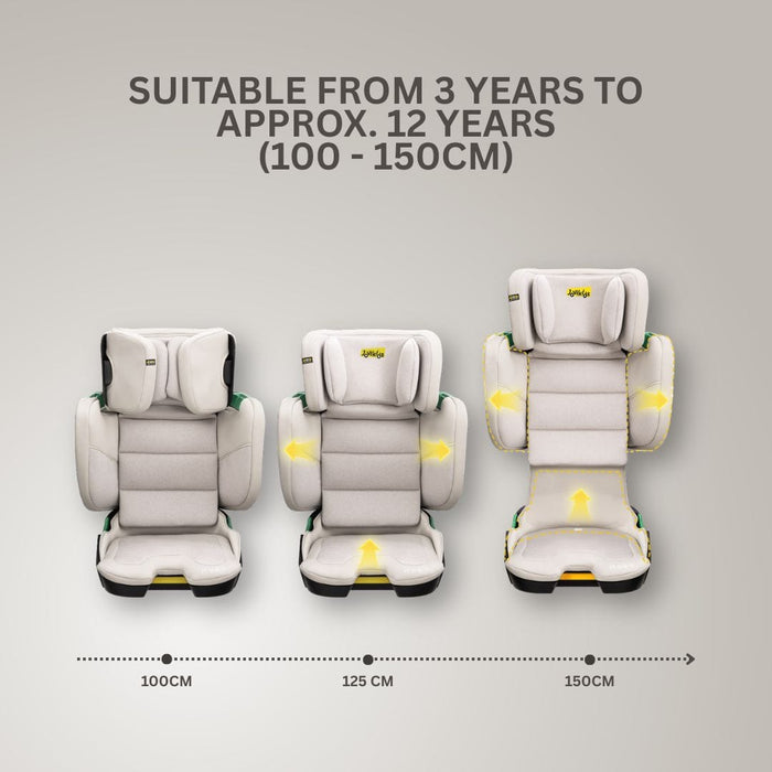 Jovikids Car Seat Jovikids Rober+ Folding Highback Booster Seat - Milkstone