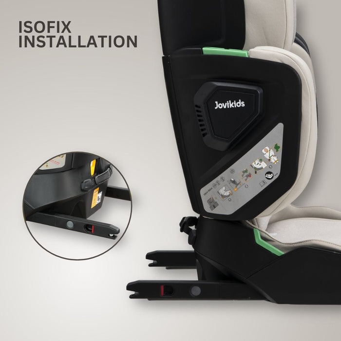 Jovikids Car Seat Jovikids Rober+ Folding Highback Booster Seat - Milkstone