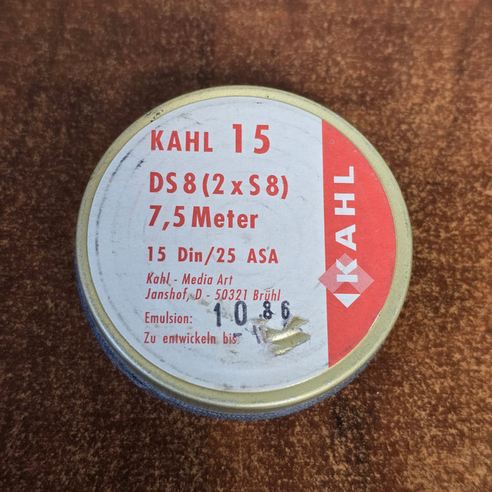 KAHL 15 DS 8 (2xS8) Film ( Expired Stock )