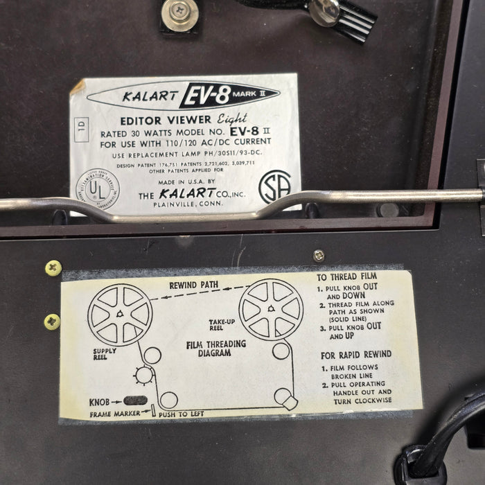 Kalart Editor Viewer Eight Model EV-8 Mark II