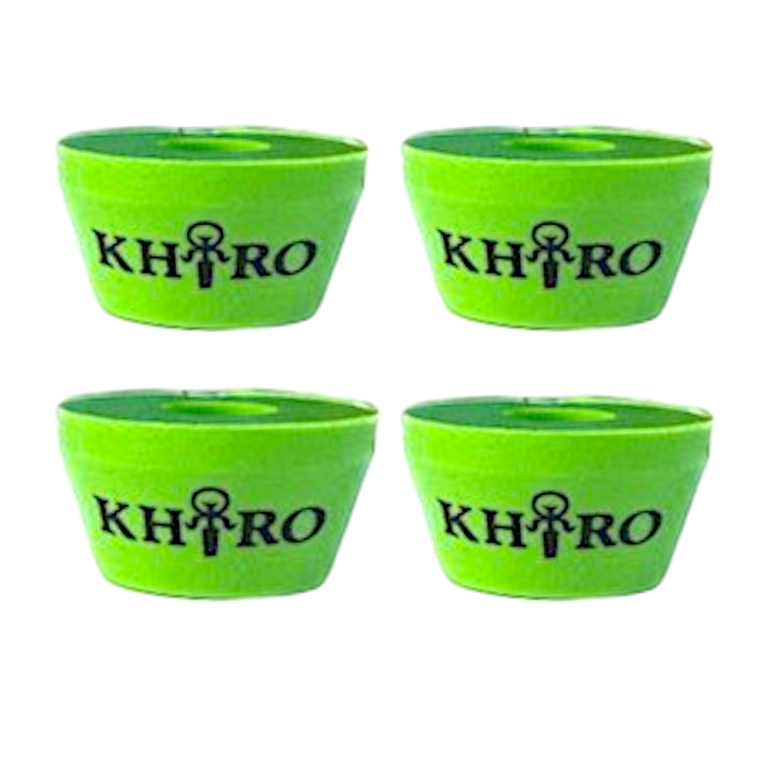 Khiro - Green 92A Low Profile Cone Skateboard Bushings/Cushions (4 pack)