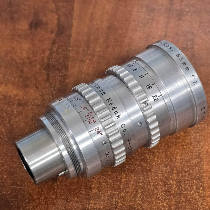 Kodak Cine Ektar 63mm f2 S-Mount Lens S# ET401
