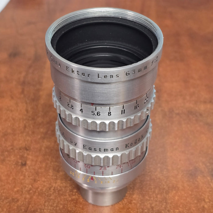 Kodak Cine Ektar 63mm f2 S-Mount Lens S# ET401