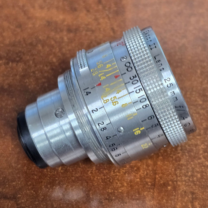Kodak Cine Ektar II 25mm f1.4 Lens S-Mount S# RS194