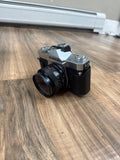 Konica Autoreflex T3 w/2x prime lenses