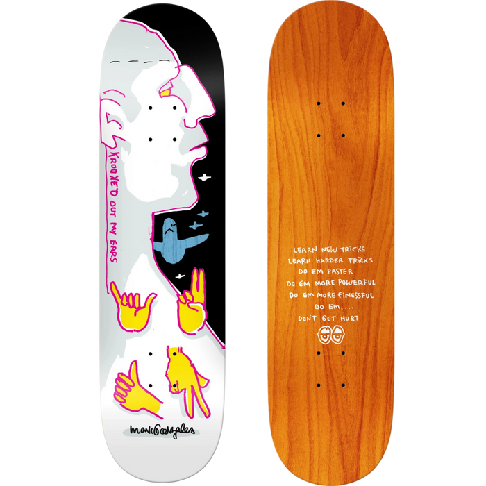 Krooked - 8.75 Gonz Out Of My Ears - Skateboard Deck