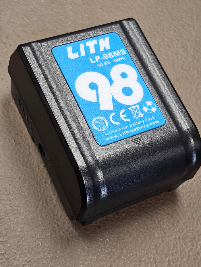 Lith 98W 14.8 Volt 98Wh V-Mount Li-Ion Battery LP-98MS S# 2110298