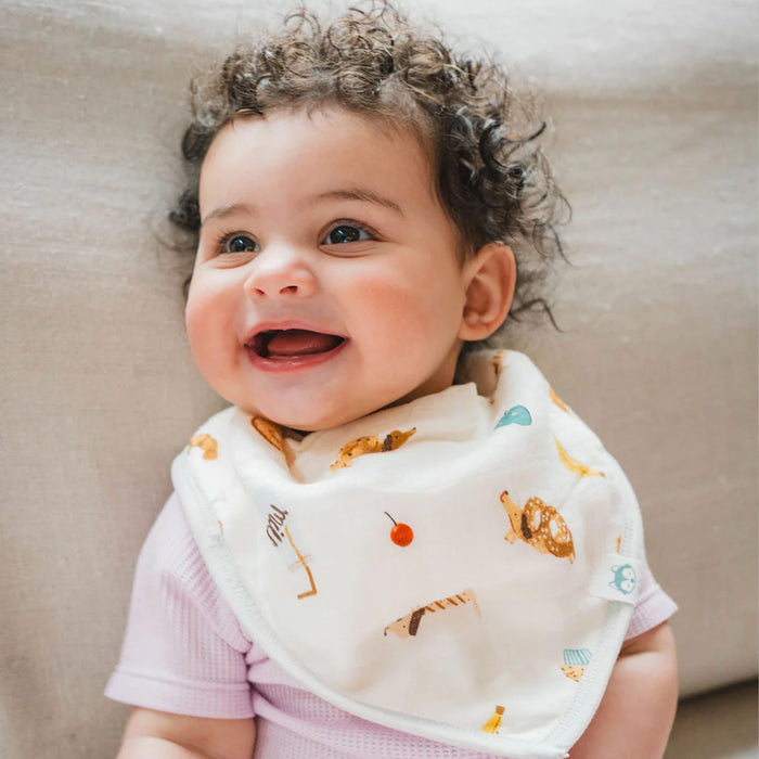 Loulou Lollipop Bibs Loulou Lollipop Bandana Bibs - French Breakfast