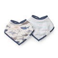 Loulou Lollipop Bibs Loulou Lollipop Bandana Bibs - Smiley Sharks