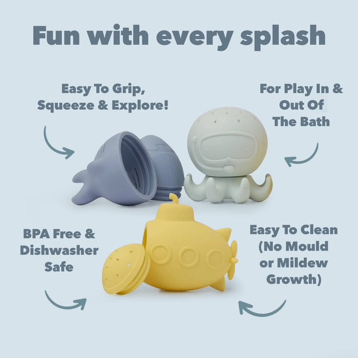 Loulou Lollipop Toys Loulou Lollipop Bath Toy Set - Ocean Wonder