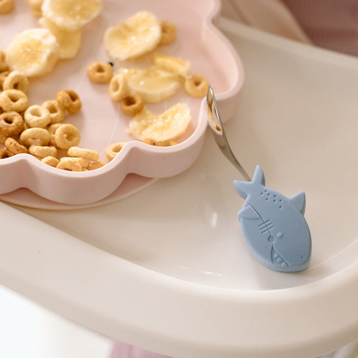 Loulou Lollipop Nursing & Feeding Loulou Lollipop Learning Utensils - Sarah Shark