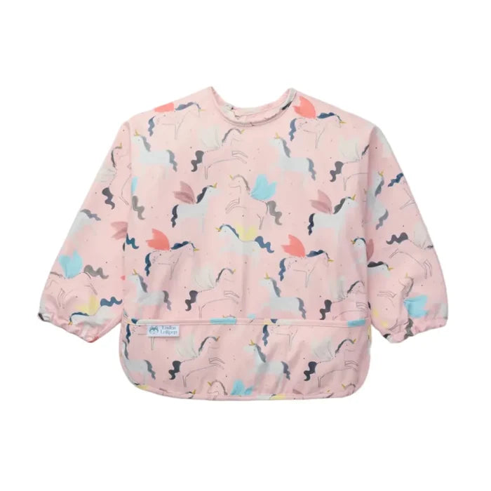 Loulou Lollipop Bibs Loulou Lollipop Long Sleeve Bib - Unicorn Ballet