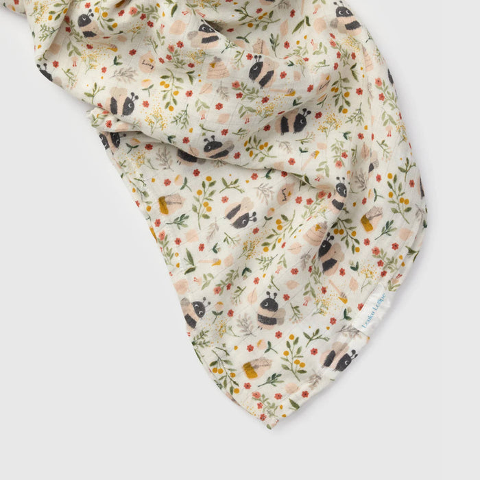 Loulou Lollipop Swaddle Loulou Lollipop Muslin Swaddle - Bumble Bee