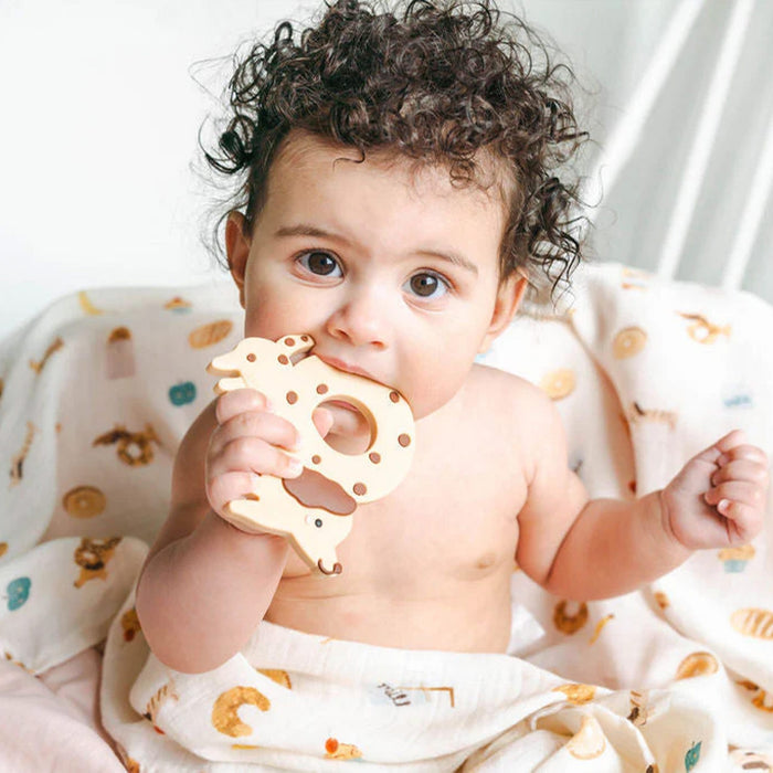 Loulou Lollipop Swaddle Loulou Lollipop Muslin Swaddle - French Breakfast