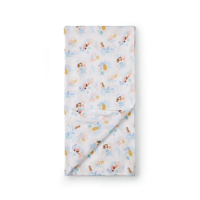 Loulou Lollipop Swaddle Loulou Lollipop Muslin Swaddle - Mermaids