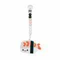 Loulou Lollipop Pacifiers & Teethers Loulou Lollipop Pacifier Clip Teething Set - Ebi Sushi