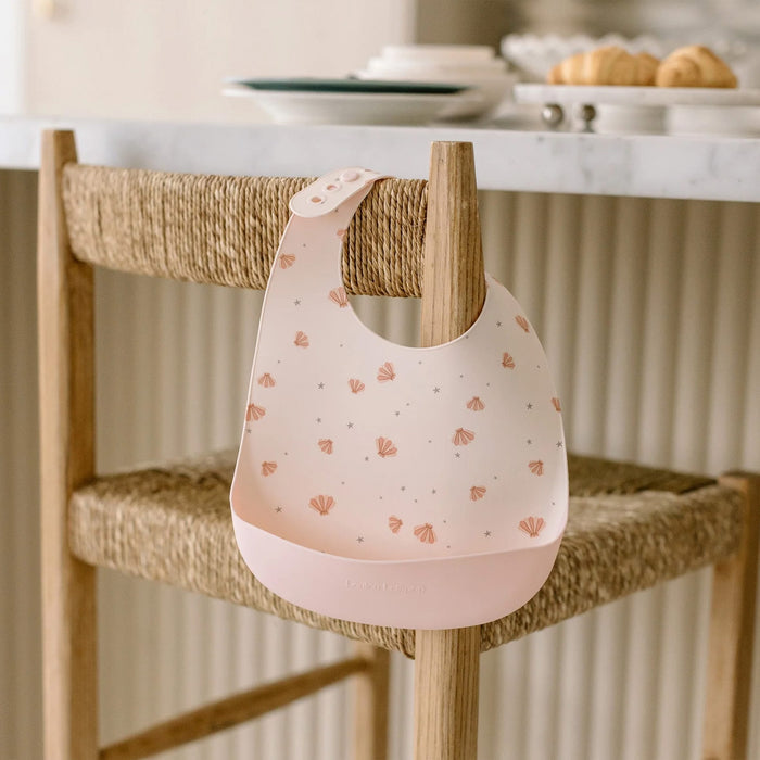 Loulou Lollipop Bibs Loulou Lollipop Silicone Bib - Sea Shells