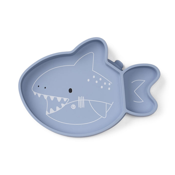 Loulou Lollipop Nursing & Feeding Loulou Lollipop Snack Plate - Sarah Shark