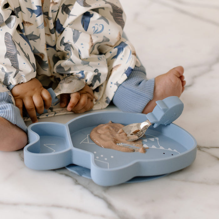 Loulou Lollipop Nursing & Feeding Loulou Lollipop Snack Plate - Sarah Shark