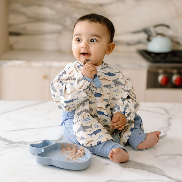 Loulou Lollipop Nursing & Feeding Loulou Lollipop Snack Plate - Sarah Shark
