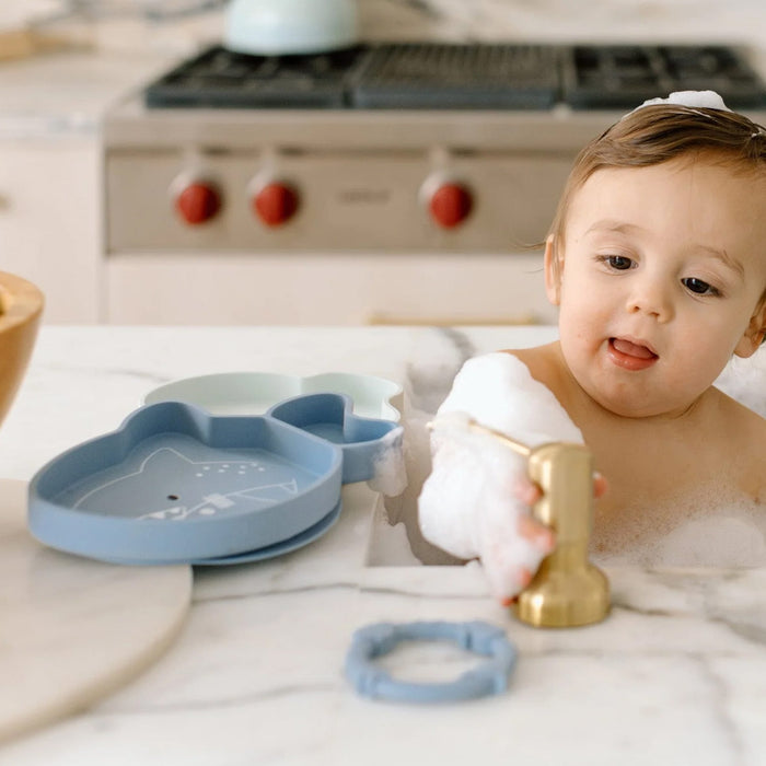 Loulou Lollipop Nursing & Feeding Loulou Lollipop Snack Plate - Sarah Shark
