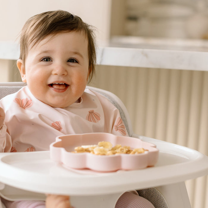 Loulou Lollipop Nursing & Feeding Loulou Lollipop Snack Plate - Skylar Shell