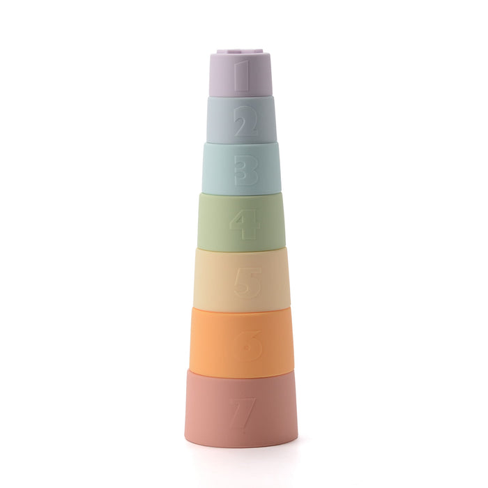 Loulou Lollipop Toys Loulou Lollipop Stacking Cups - Rainbow