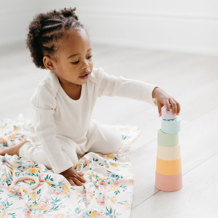 Loulou Lollipop Toys Loulou Lollipop Stacking Cups - Rainbow