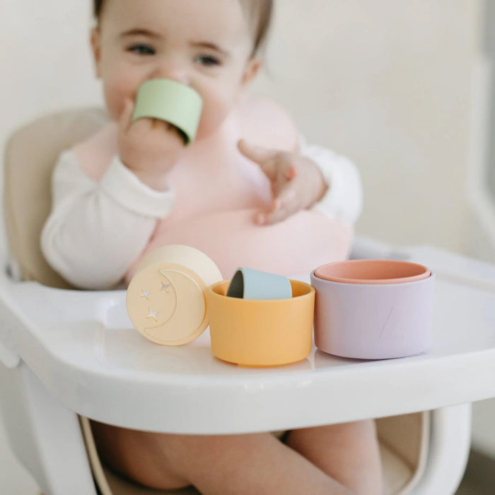 Loulou Lollipop Toys Loulou Lollipop Stacking Cups - Rainbow