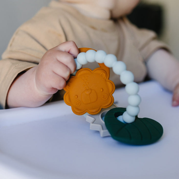 Loulou Lollipop Pacifiers & Teethers Loulou Lollipop Teething Charms - Liam Lion