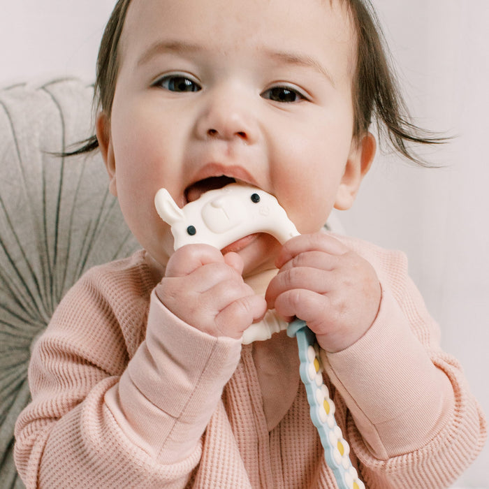 Loulou Lollipop Pacifiers & Teethers Loulou Lollipop Wild Teether Animals - Lane Llama
