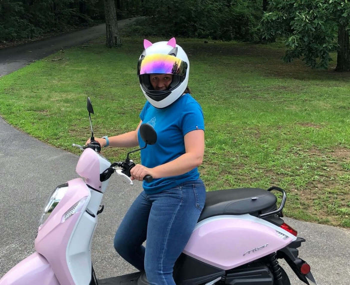 MagNeatOhz: Cat Ears for Helmet Pink